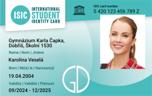 ISIC průkaz